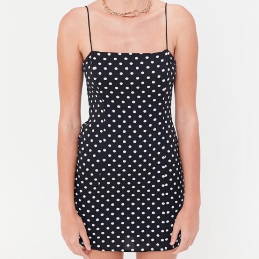 Urban Outfitters - Polka Dot Bodycon Mini Dress